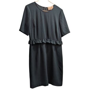 Charles Henry Dark Green Midi Dress M
